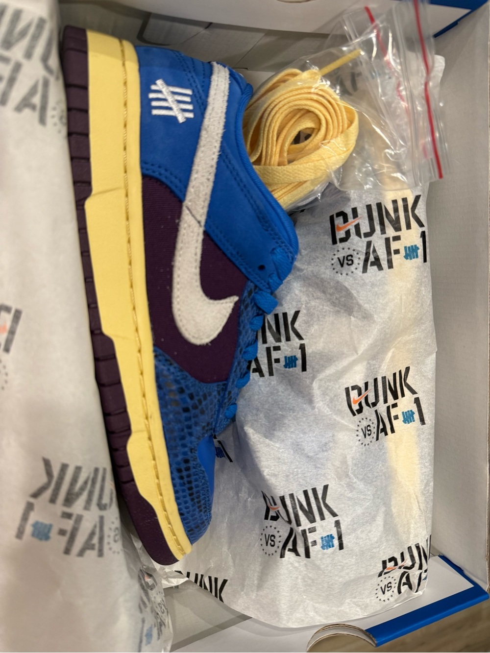 Nike Dunk Low — Blue, Purple & Yellow